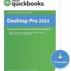 Intuit Quickbooks Pro 2024 NO DVD