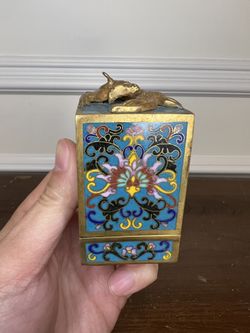 Antique Cloisonné Box