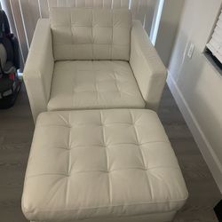 IKEA Armchair with Ottoman