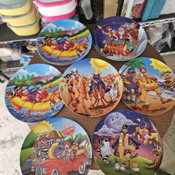 MCdonalds Vintage Melamine Plates From 90'