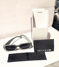 Prada Symbole Sunglasses (PR 17WS) Sage Green
