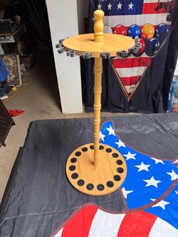 Fishing pole stand