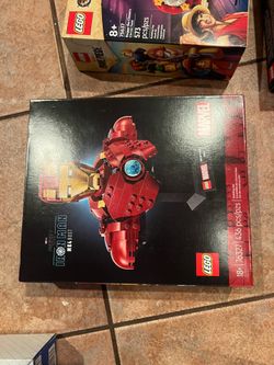 Iron man bust Lego