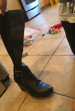 Calvin klein high heels boots
