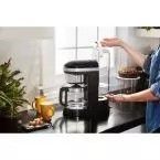 12-Cup Onyx Black Drip Coffee Maker with Spiral Showerhead