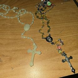 Set Of 2 Rosary Beads Wearable