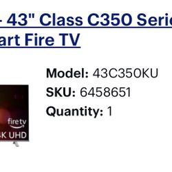 Toshiba - 43” Class C350 Series LED 4K UHD Smart Fire TV