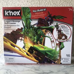 KNEX Dragon's Revenge Thrill Coaster 578 Parts Roller Coaster Ages 7 & Up