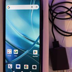 Brand new unlocked FOXX A67L smart phone unused, still in the original box. Includes battery, charging cord, and all original packaging. Large 6.75‑in