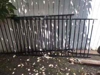 Black iron Gate