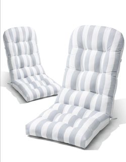 50x20x4 In Adirondack Chair Cushion Set of 2, Thick Outdoor Chair Cushion
Waterproof Patio Cushion, Fade Resistant, Outdoor Rocking Chair Cushions, Fu