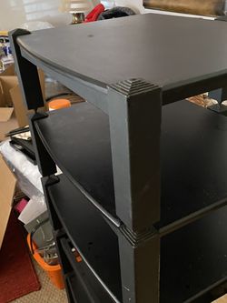 Unique Black Display Shelf, $85