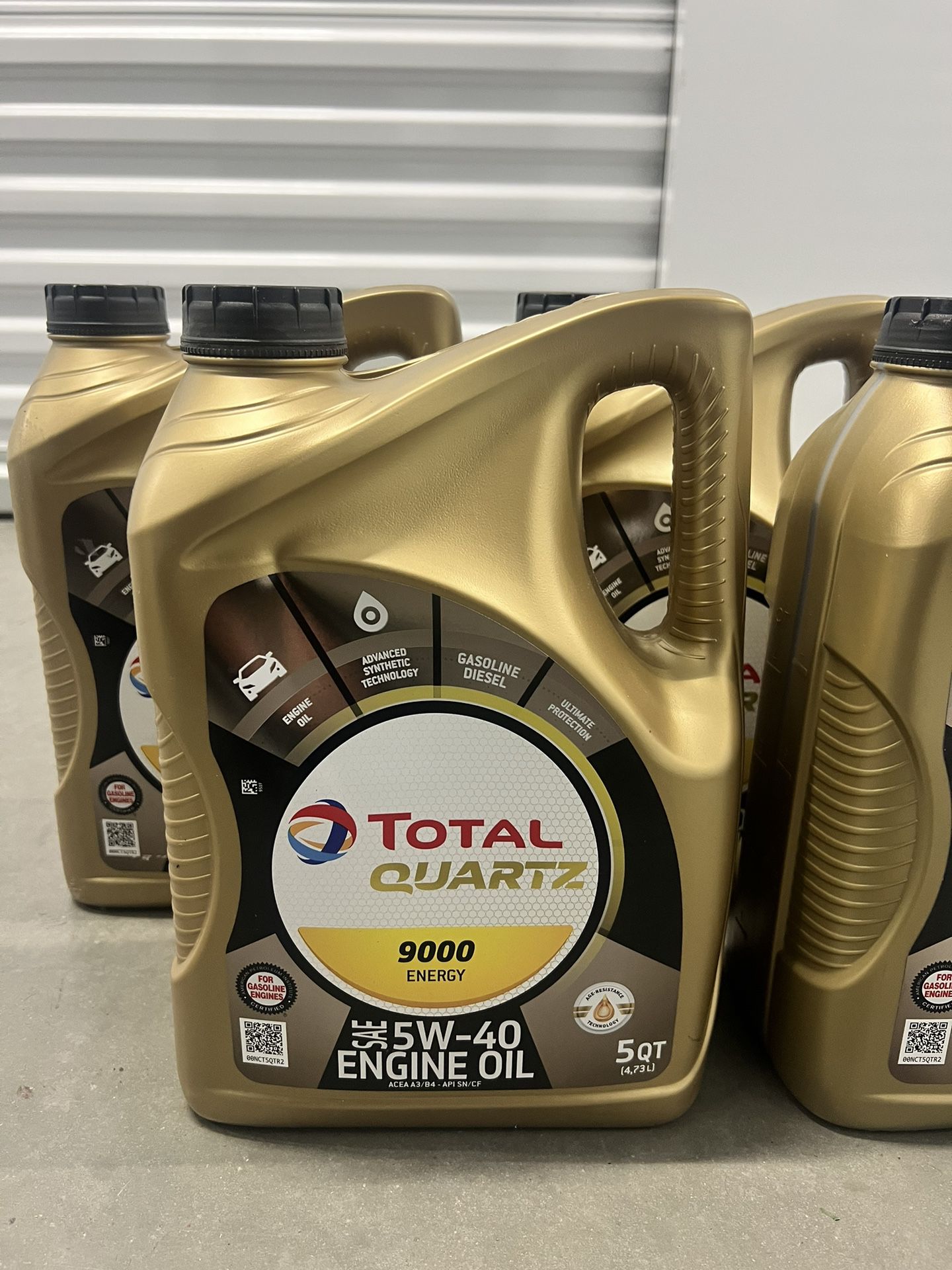 Total (184952-5qt) Quartz 9000 Energy Acea/api 5w-40 Engine Oil - 5 Quart 