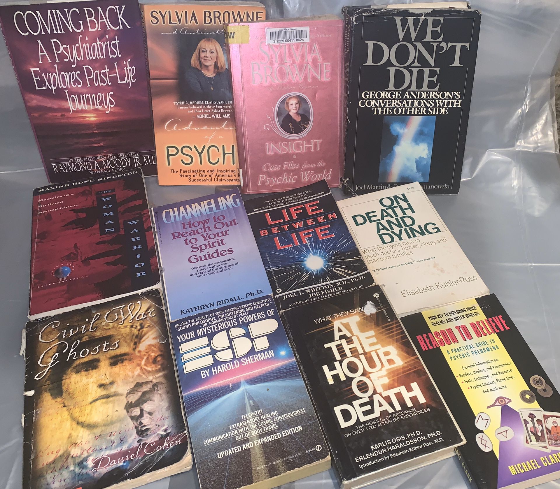 Book collection on death afterlife mediums