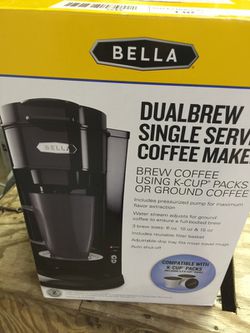 Coffee maker-New bella one scoop-one cup