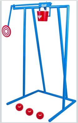GoSports Splash Tower Water Dunk Game - Water Soaking Dunk Tank for Kids & Adults