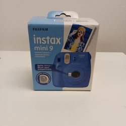  Fujifilm Instax Mini 9 Instant Camera, Cobalt Blue :  Electronics