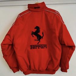 Red Ferrari Jacket For Formula One Racing F1 New With Tags Available All Sizes