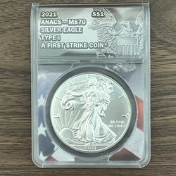 2021P TYPE1-2 SILVER EAGLES.