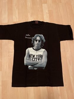 John Lennon NY Shirt Like New - Size L 100%cotton