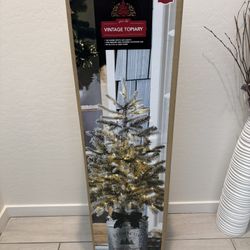 Members Mark 4.5ft Pre-Lit Vintage Topiary Christmas Tree