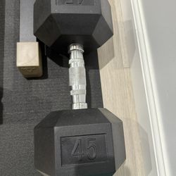 45 Pound Dumbbell 