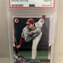 2018 Bowman Shohei Ohtani RC PSA 10 