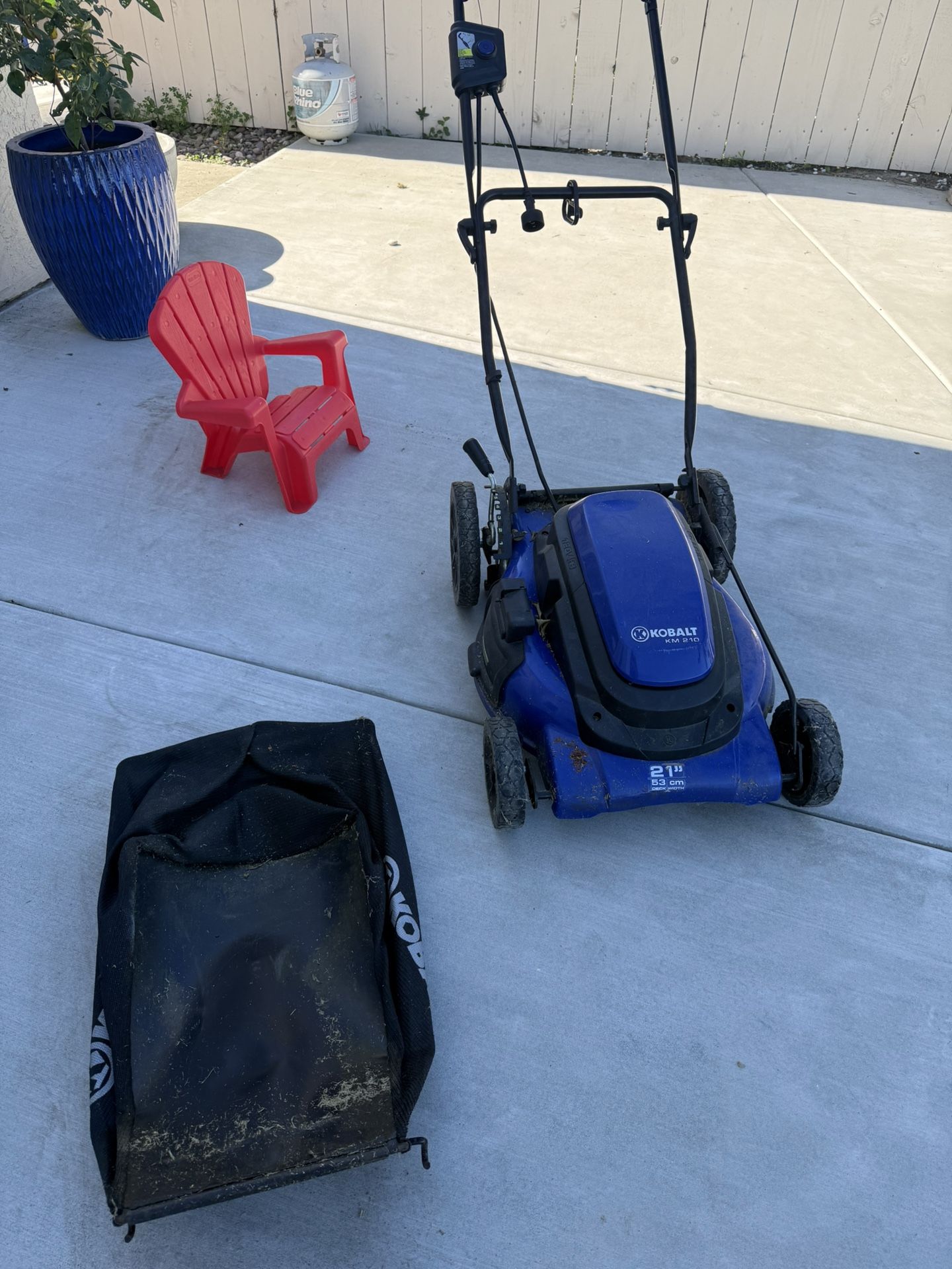 Kobalt KM210 21‑In 13‑Amp Corded Lawn Mower (