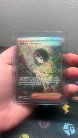 Pokemon Erika’s Invitation Card (Scarlet & Violet 151)