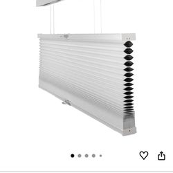 Custom Made Cordless Cellular Shades. 43” w. 48 height