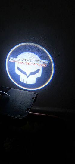 2 Universal fit WIRELESS Corvette Projector Puddle Welcome Door Lights see all the pics sold separate SHIPPING AVAILABLE