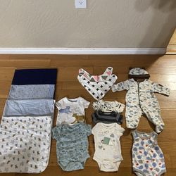 Baby Clothes And Diaper Bag