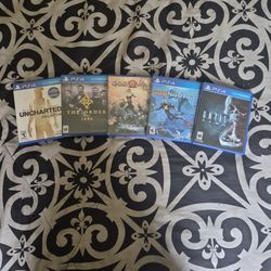 Ps4 games collection