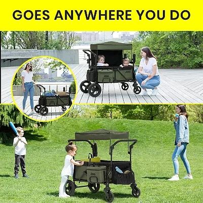 Jeep Deluxe Wrangler Stroller Wagon by Delta Children