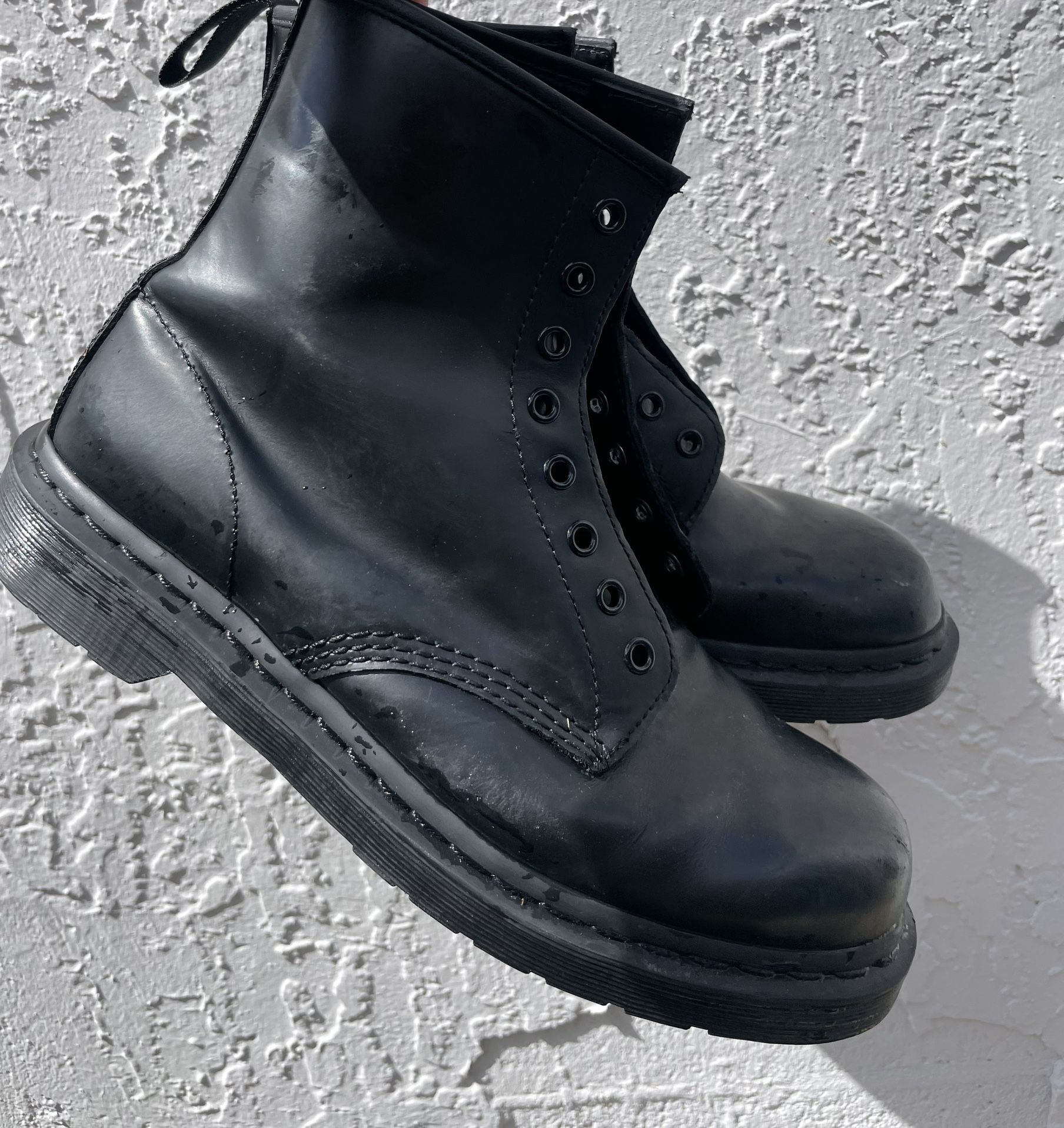 (USED) 1460 MONO SMOOTH LEATHER LACE UP BOOTS