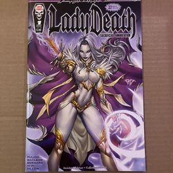 2022 Lady Death Sacrificial Annihilation #1 - Cover by Paolo Pantalena