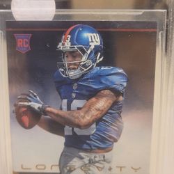 2014 ROOKIES & STARS #176 ODELL BECKHAM JR. BECKETT 9.5