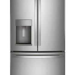 🚨 New GE - 27.7 Cu. Ft. French Door Refrigerator - Stainless Steel GFE28GYNJFS