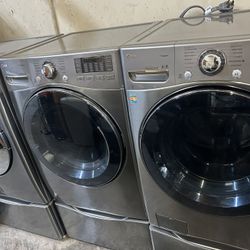 LG Front Load Washer And Dryer Set 