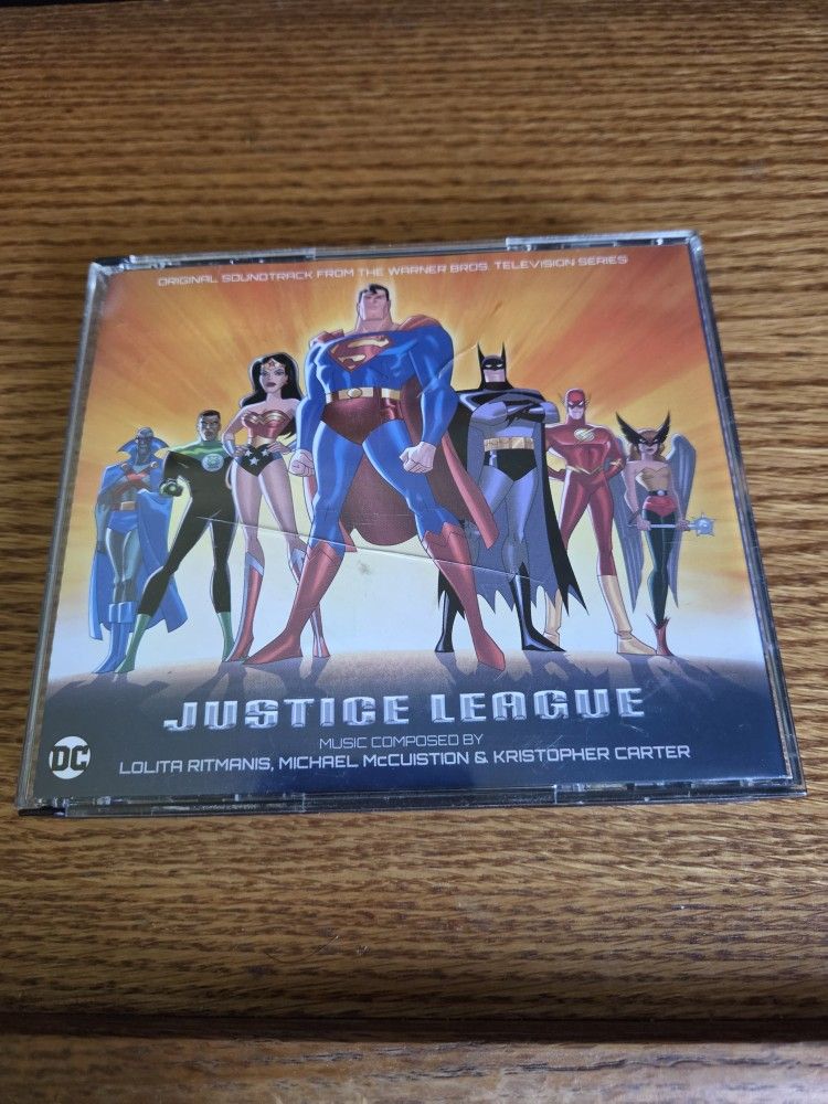 JUSTICE LEAGUE 4xCD DC TV Original Television Score OOP La La Land