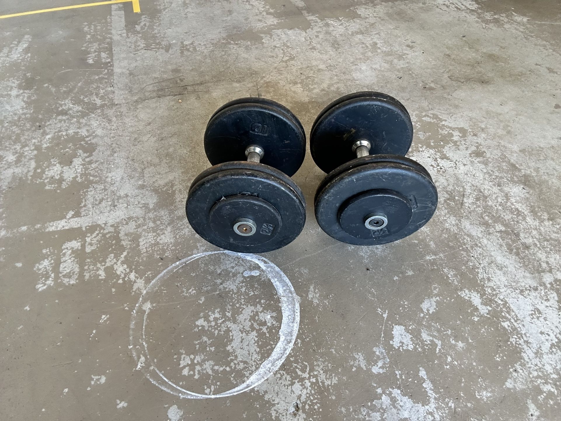45 Pound Dumbbells