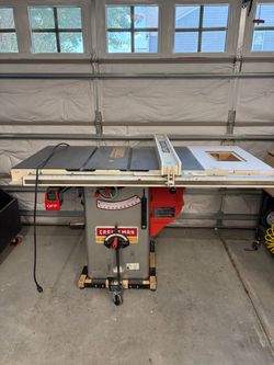 Craftsman Table Saw with Router Extension