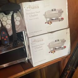 3 Stainless Steel Chafers 