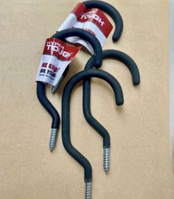 Heavy duty screw hook