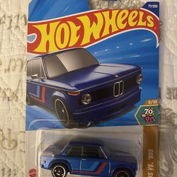 Blue BMW Hot Wheels Car
