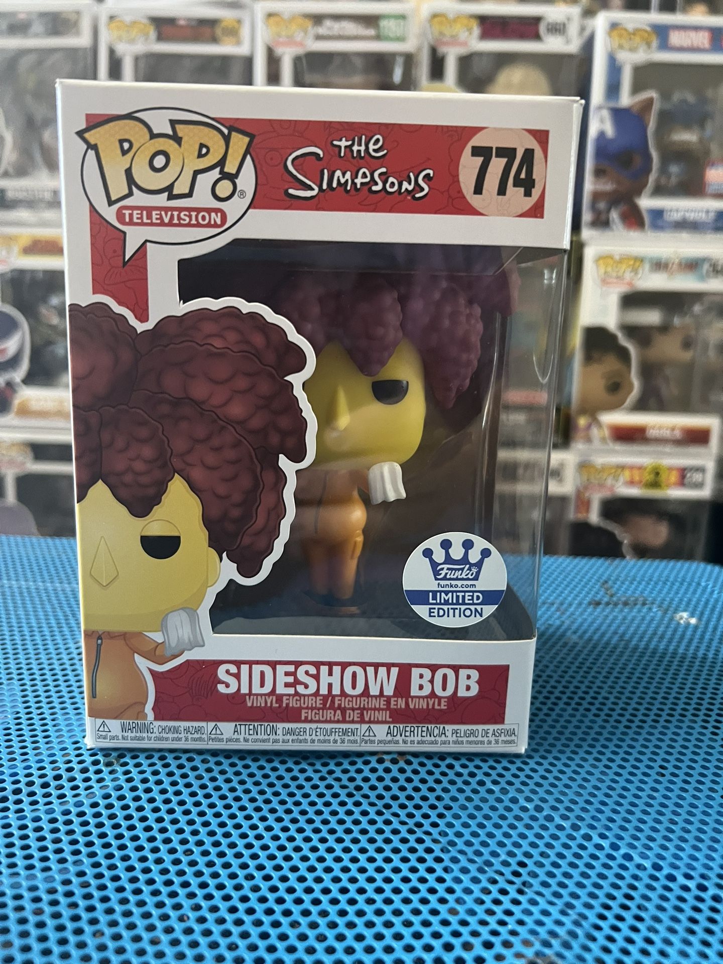 EXCLUSIVE VAULTED LIMITED EDITION Sideshow Bob Funko Pop #774 Simpsons TV Show