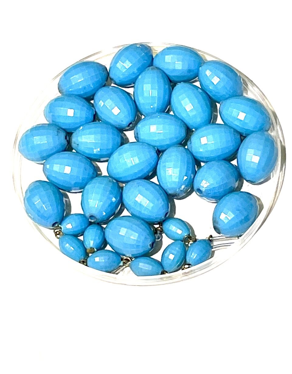 Vintage Resin Turquoise Beads
