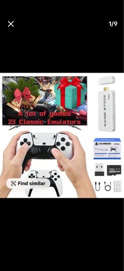 Retro Game Console, Retro Game Stick,64G, Revisit Classic Games Stick , Retro Play Plug and Play Video Games Stick 26 Emulators, Output, Premium Compe