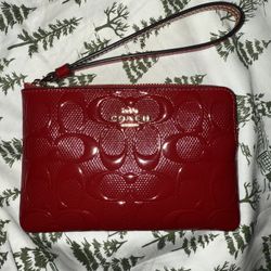 RED COACH WRISTLET 