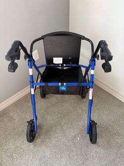 Medline Rollator Walker with Seat